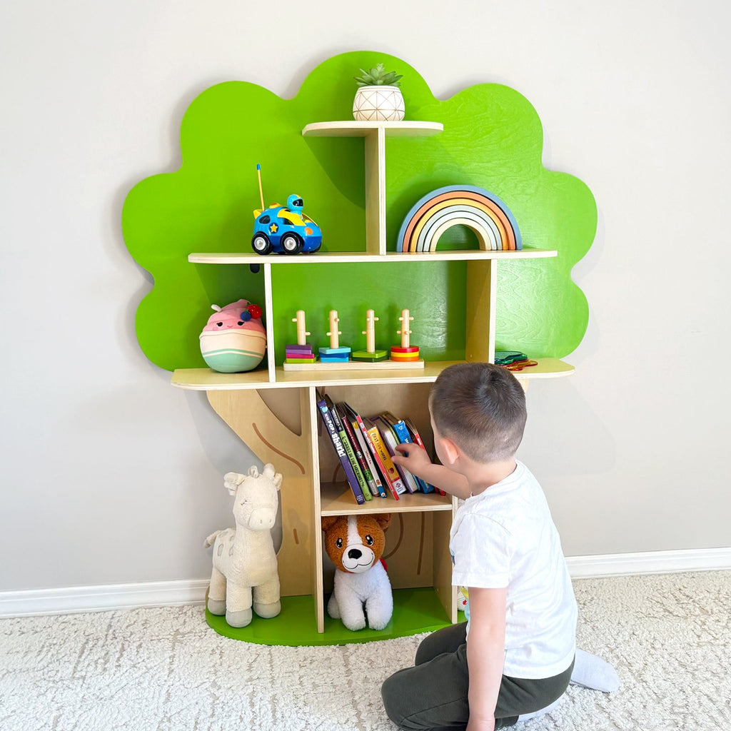 MEEYOO Tree Bookshelf for Kids Reading Nook