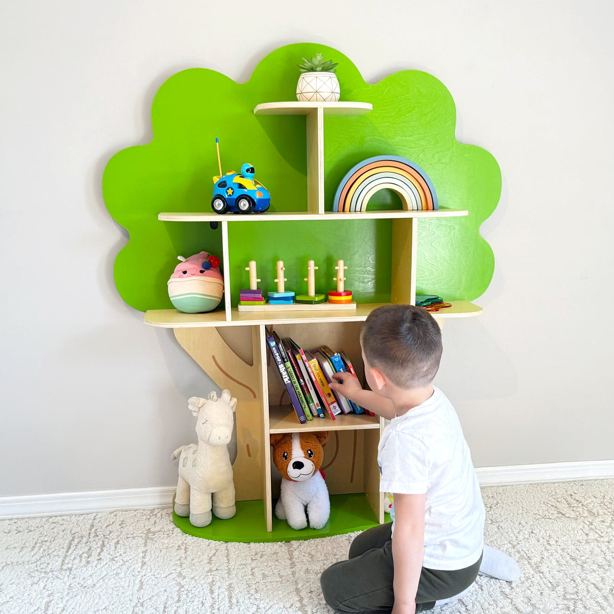 MEEYOO Tree Bookshelf for Kids Reading Nook