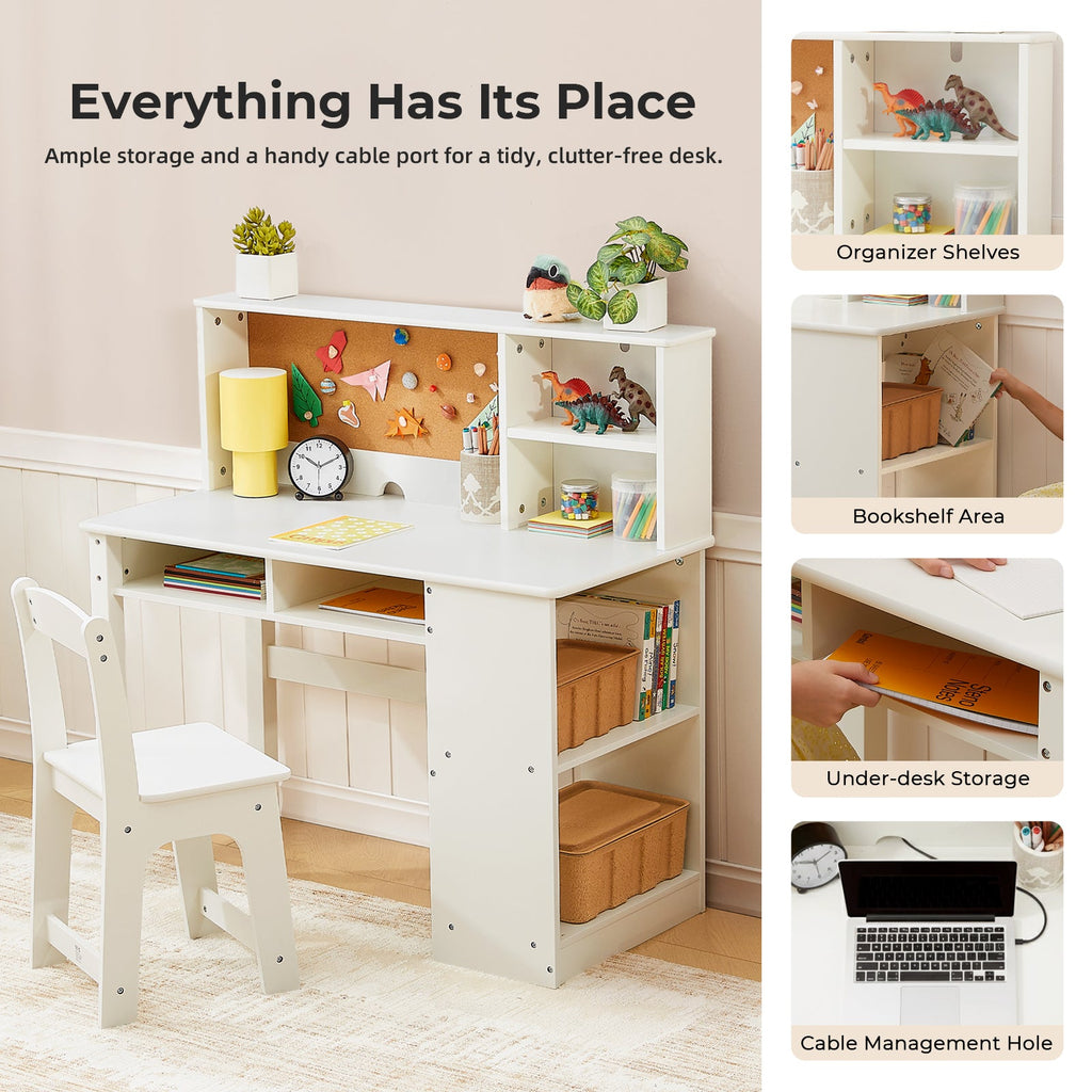 MEEYOO Kids Desk and Chair Set