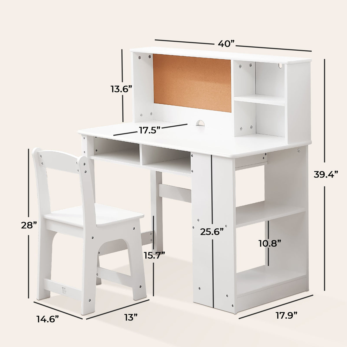 MEEYOO Kids Desk and Chair Set