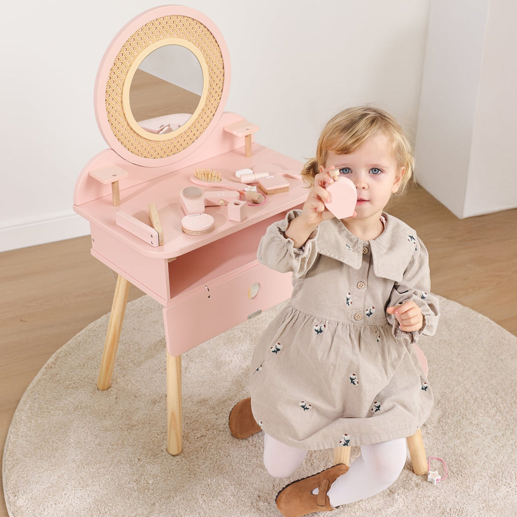 MEEYOO Kids Vanity Table and Chair Set