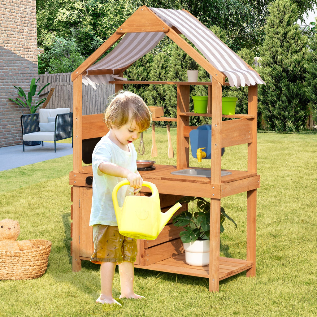 MEEYOO Mud Kitchen for Kids Outdoor