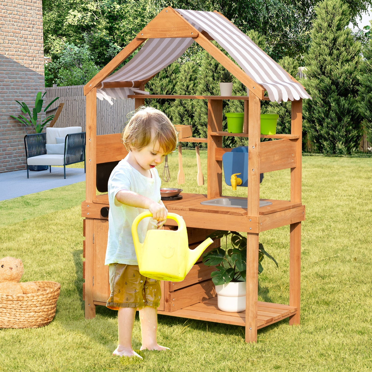 MEEYOO Mud Kitchen for Kids Outdoor