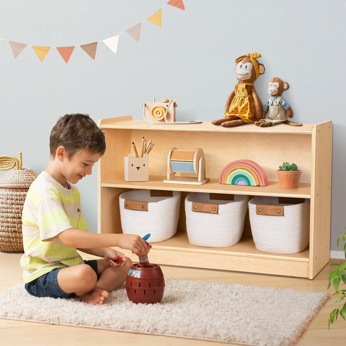 MEEYOO Plywood Montessori Shelf