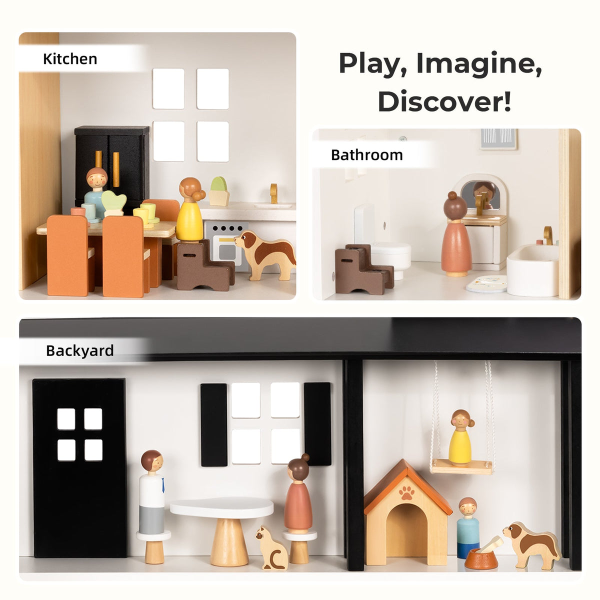 MEEYOO  Modern Doll House