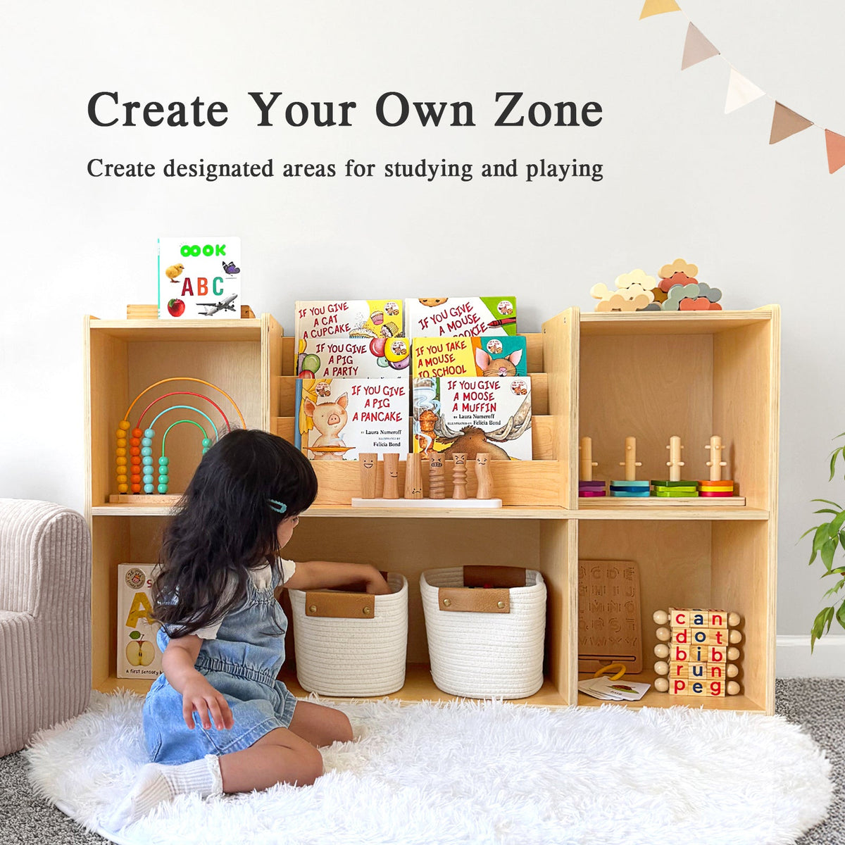 MEEYOO Plywood Multi-purpose Storage Organizer