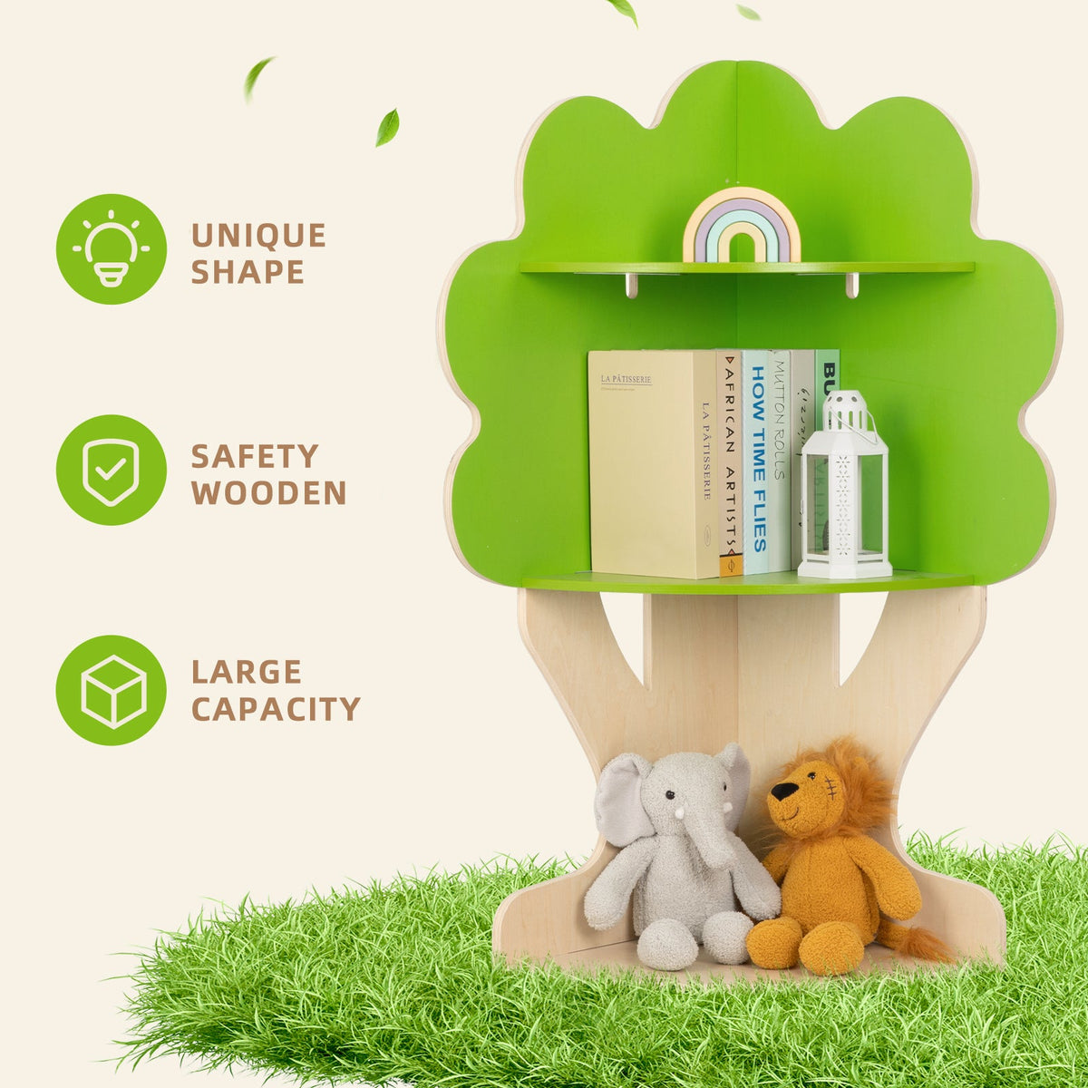 MEEYOO Tree Bookshelf for Kids Reading Nook