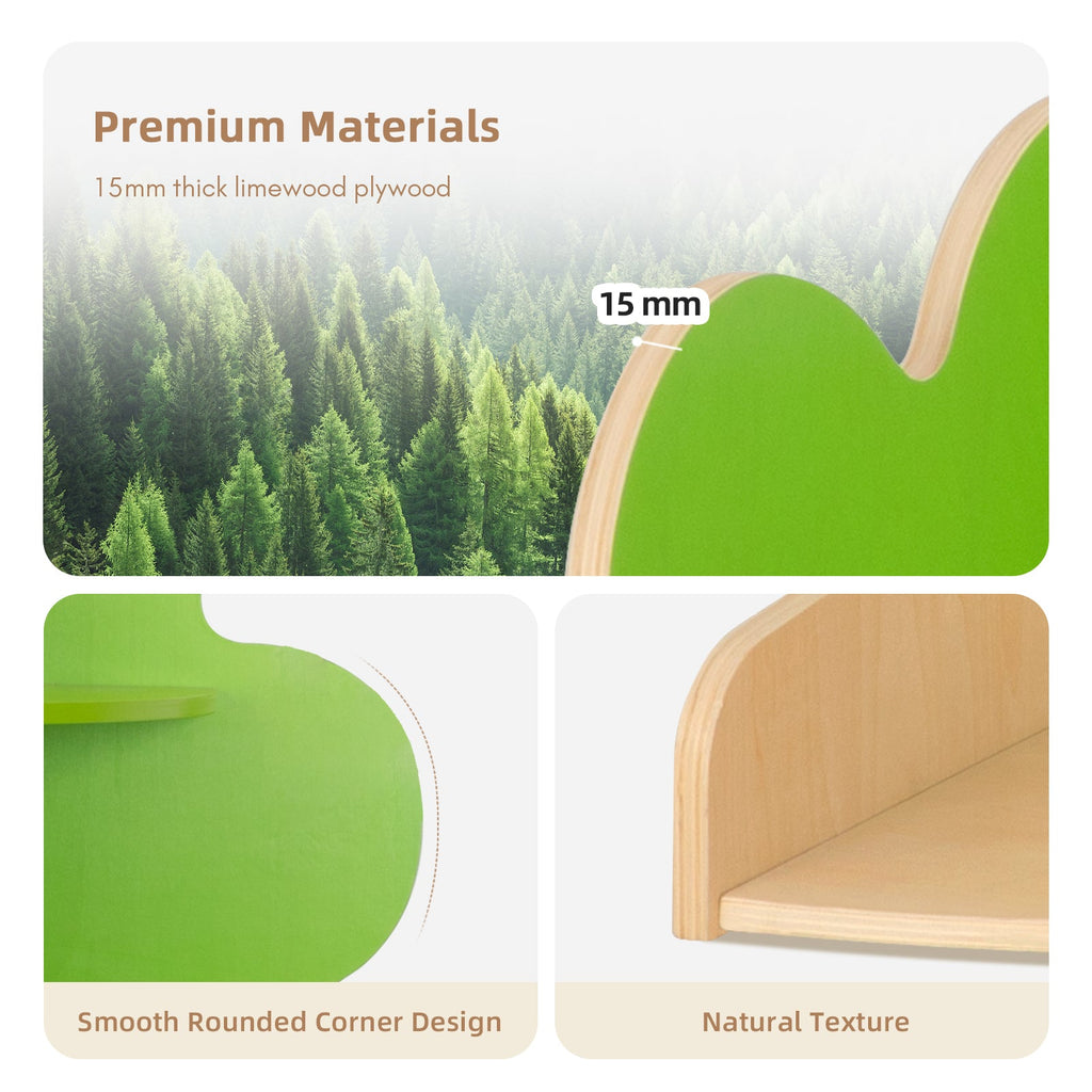 MEEYOO Tree Bookshelf for Kids Reading Nook