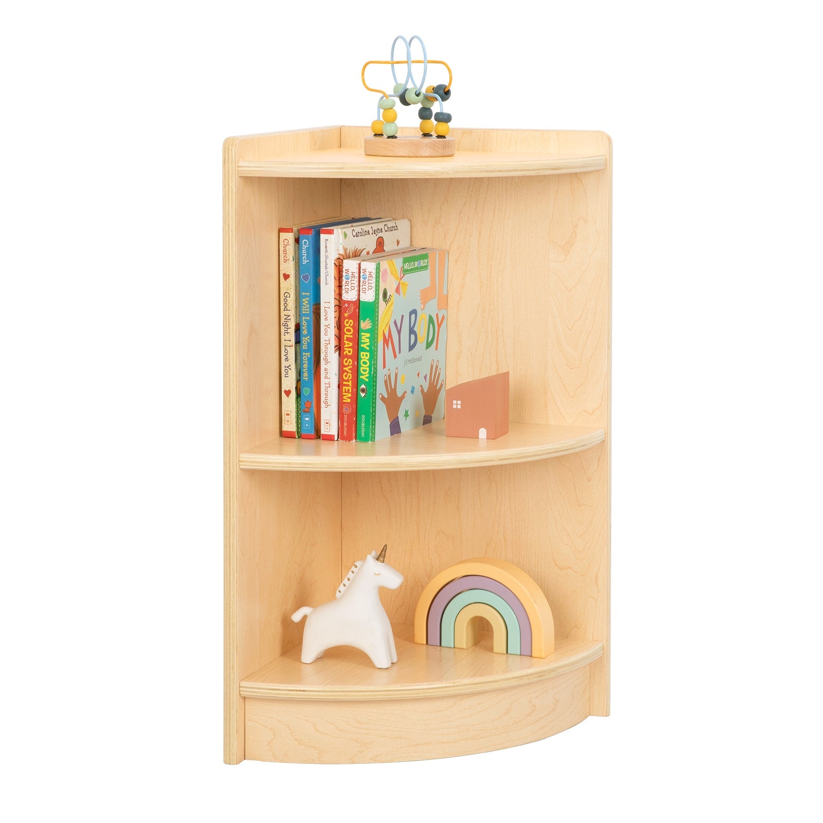 MEEYOO Plywood Corner Cabinet