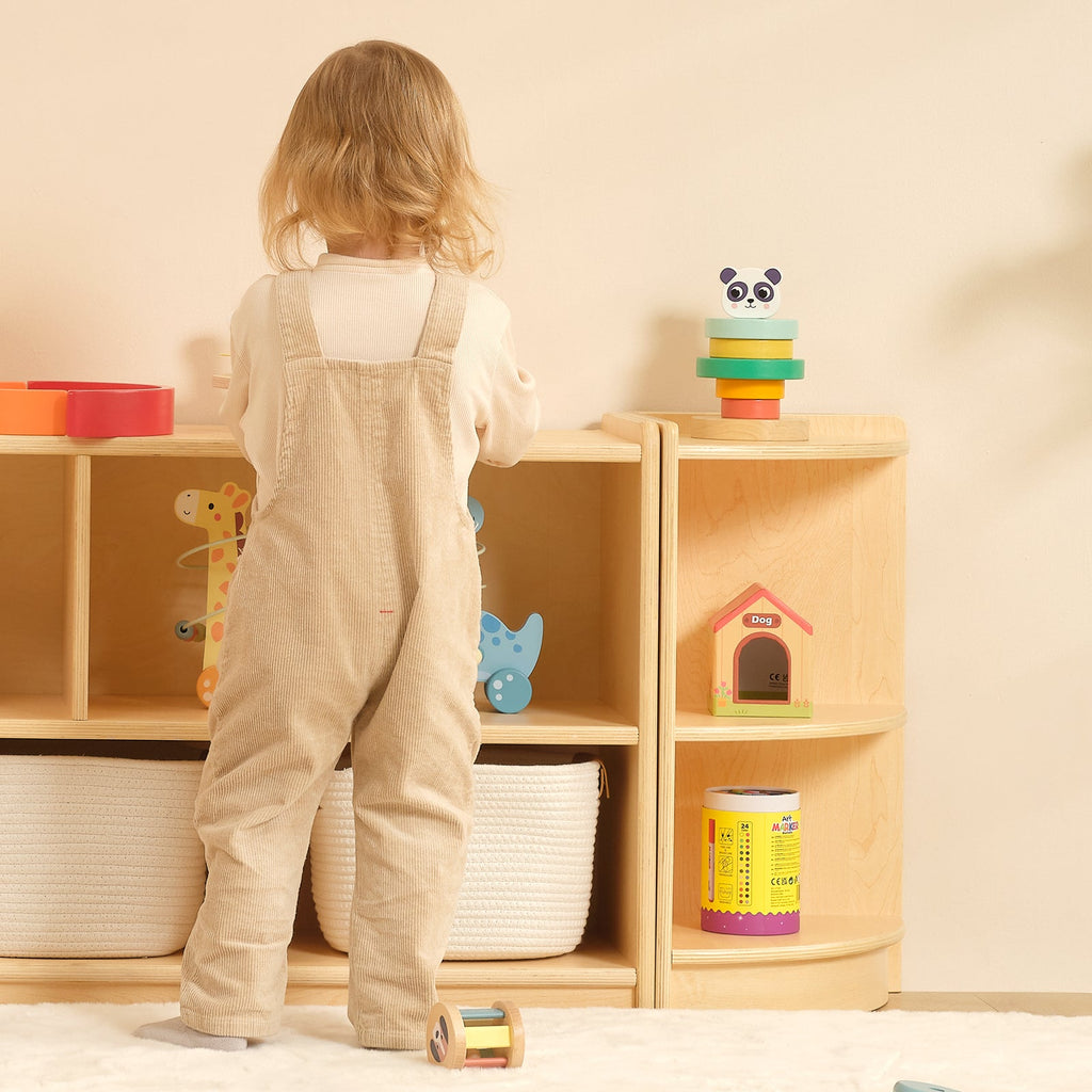 MEEYOO Plywood Corner Cabinet