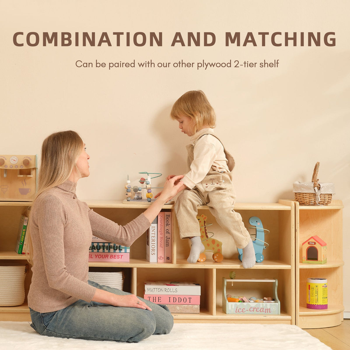 MEEYOO Plywood Corner Cabinet