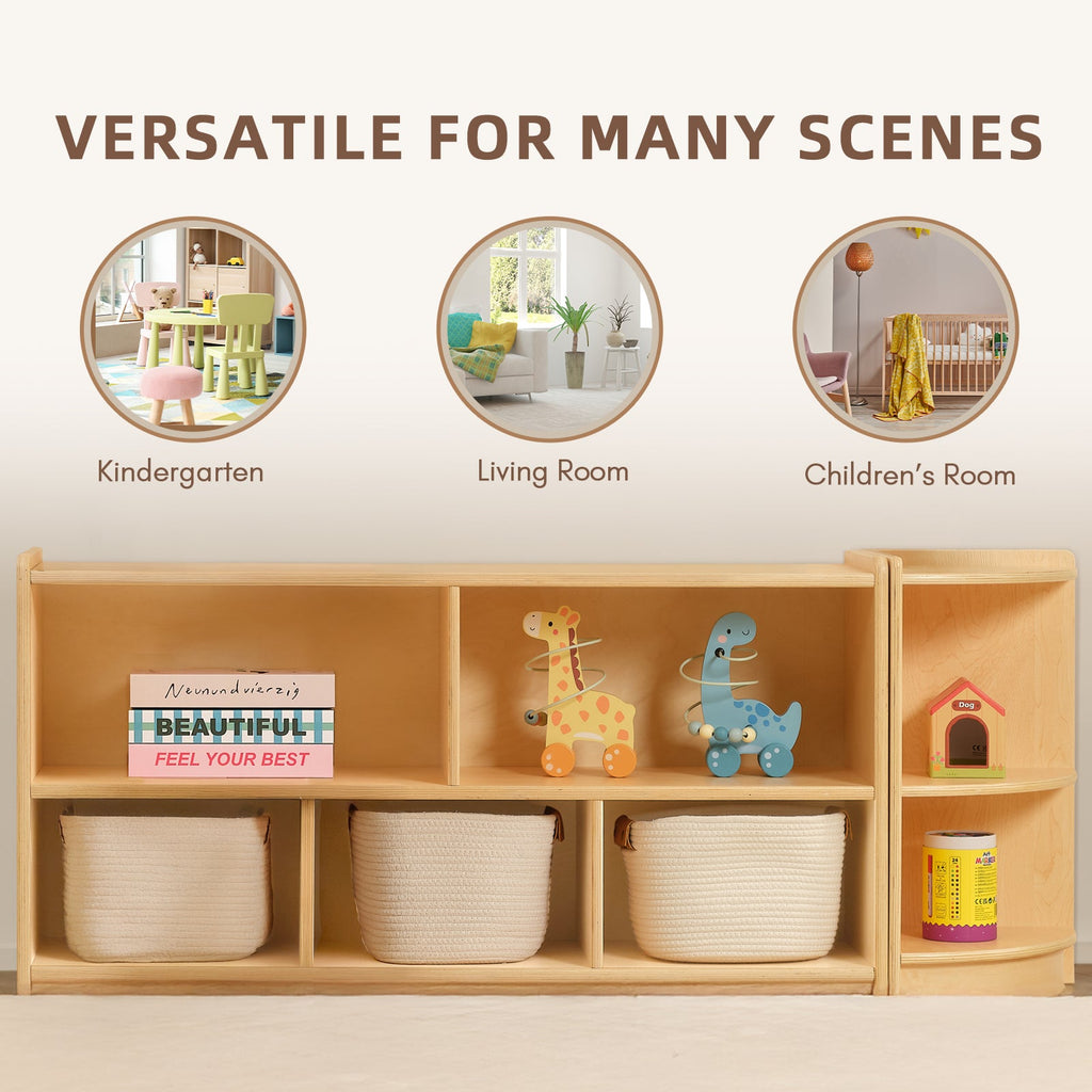 MEEYOO Plywood Corner Cabinet