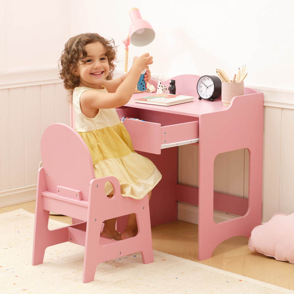 MEEYOO Kids Study Table and Chair Set
