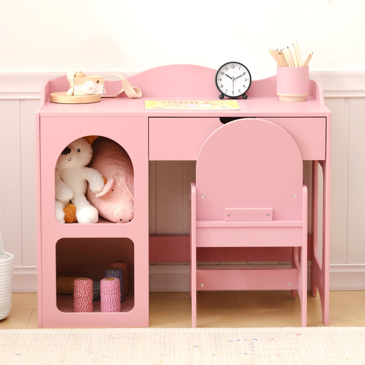 MEEYOO Kids Study Table and Chair Set
