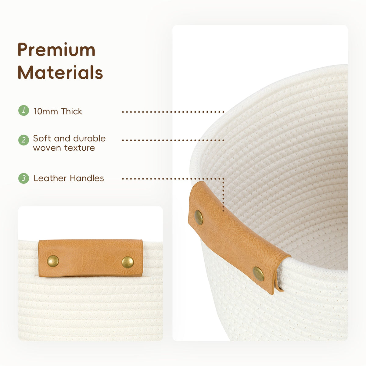 MEEYOO Storage Basket Set