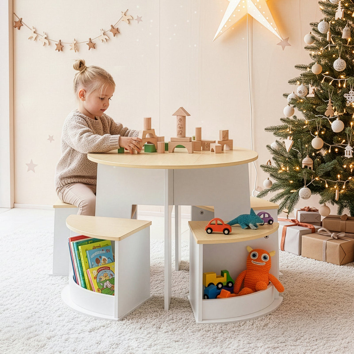 MEEYOO Toddler Table and Chair Set