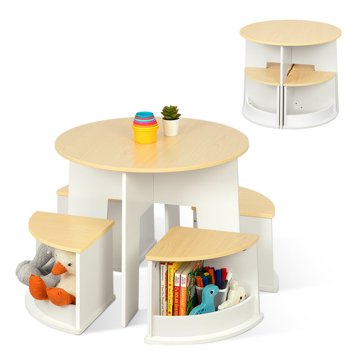 MEEYOO Toddler Table and Chair Set