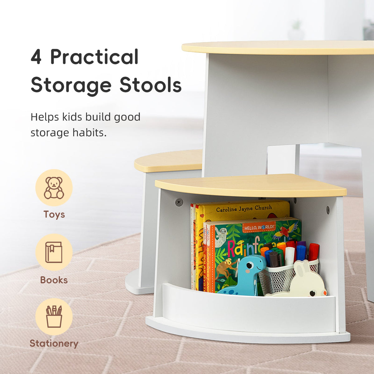 MEEYOO Toddler Table and Chair Set
