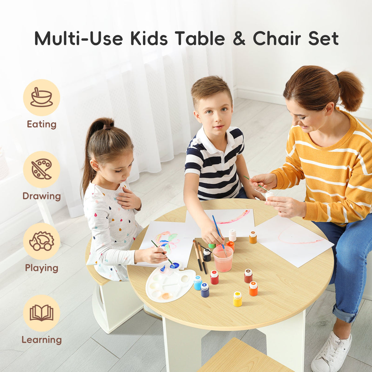 MEEYOO Toddler Table and Chair Set