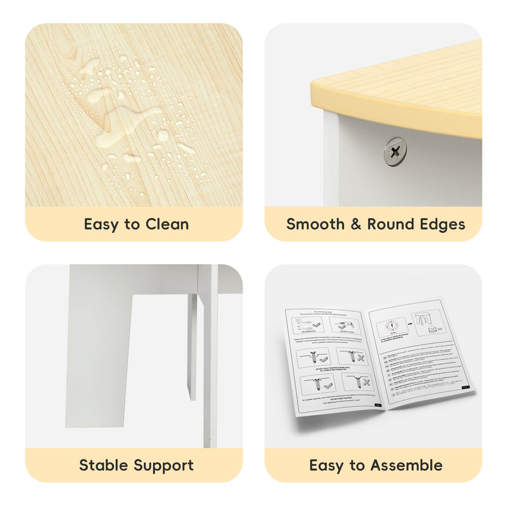 MEEYOO Toddler Table and Chair Set