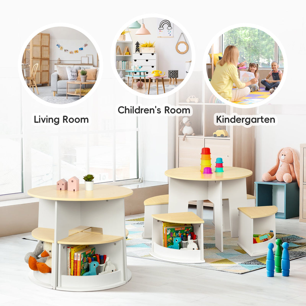 MEEYOO Toddler Table and Chair Set