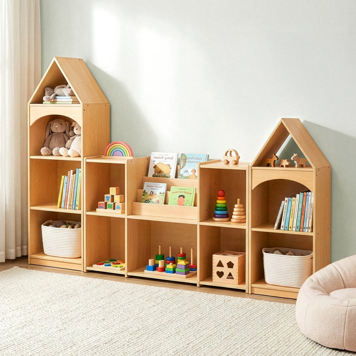 MEEYOO Plywood Multi-purpose Storage Organizer
