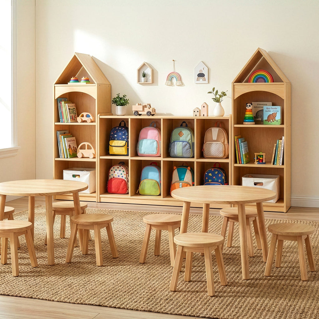 MEEYOO 3-Tier Plywood Adorable House Design