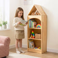 MEEYOO 4-Tier Rubberwood House Design