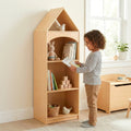 MEEYOO 4-Tier Plywood Adorable House Design