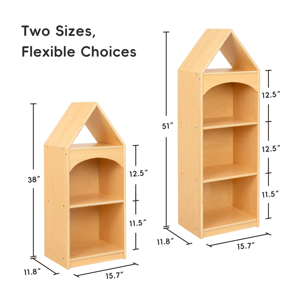 MEEYOO 4-Tier Plywood Adorable House Design