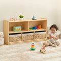 OOOK Plywood Montessori  5-Section Storage Cabinet
