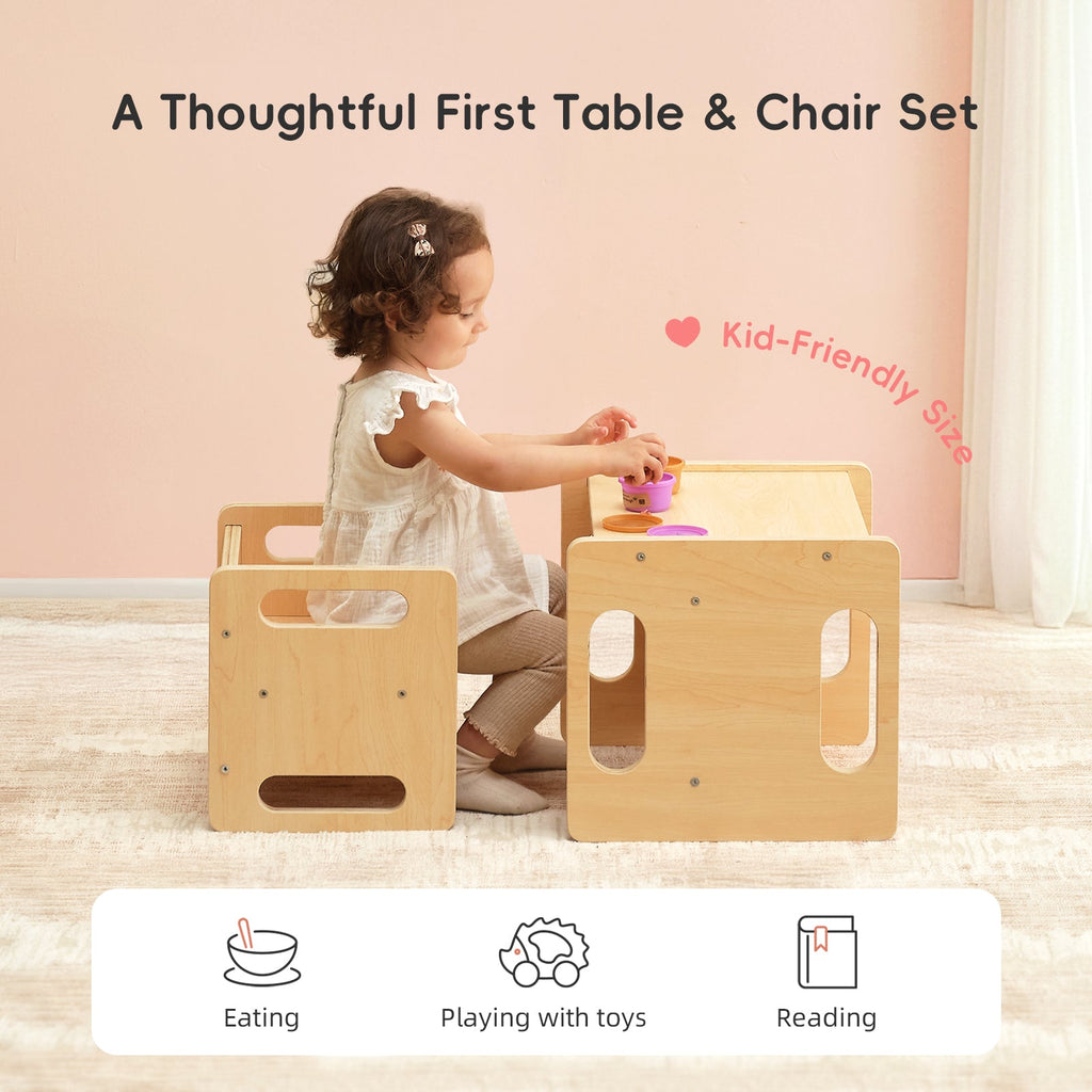 MEEYOO  Weaning Table and Chair Set